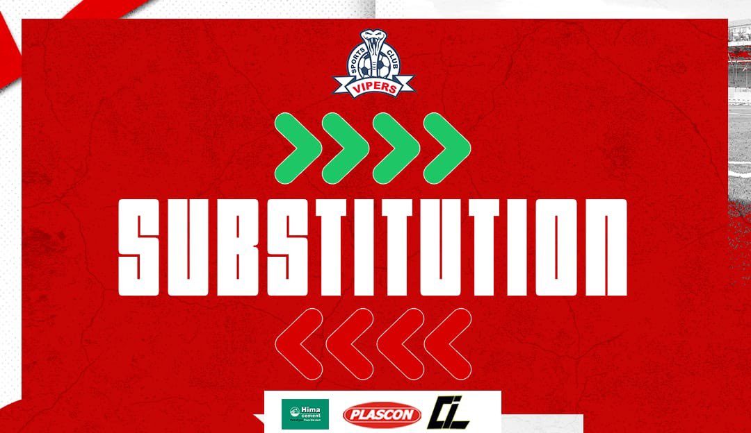 VipersSC's tweet image. We make another change.

🔛 Issa Bugembe 

⤵️ Yunus Sentamu 

🔵 0-1 🔴 [89'] #POLVIP || #VenomsUpdates ||