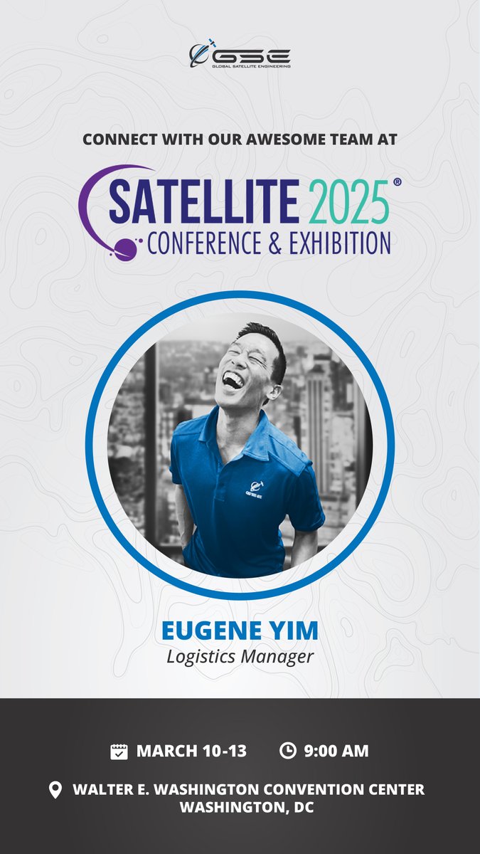 Guess who's going to Satellite 2025...

Everybody loves Eugene, and he's gonna be there! Make some time to find him and chat him up.