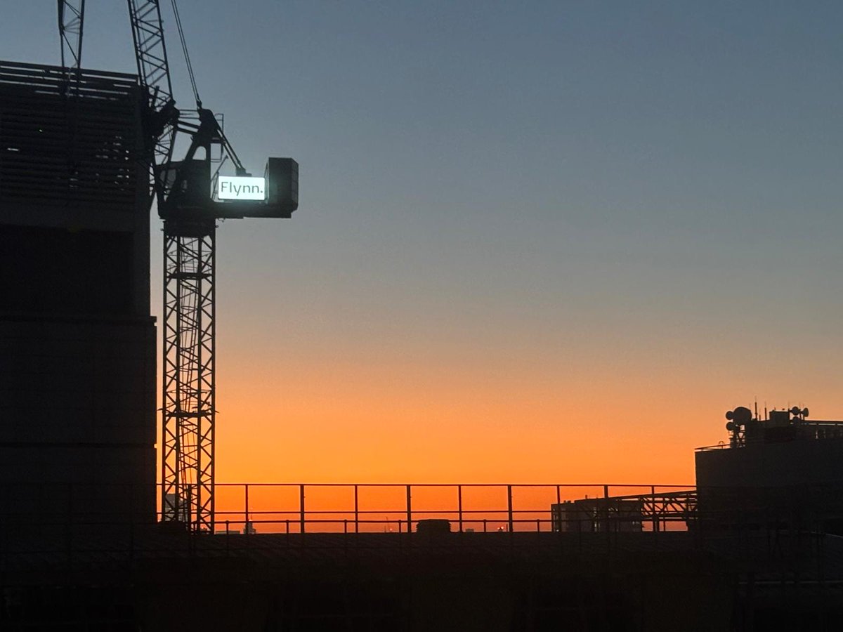 A Picturesque Sunset on our <a href="/TelehouseEurope/">Telehouse Europe</a> Administration Building project in London. Our team are making great progress on this new state-of-the-art Administration Building at <a href="/TelehouseEurope/">Telehouse Europe</a>'s  iconic London Docklands campus.

#Sunset #London #Datacentre
