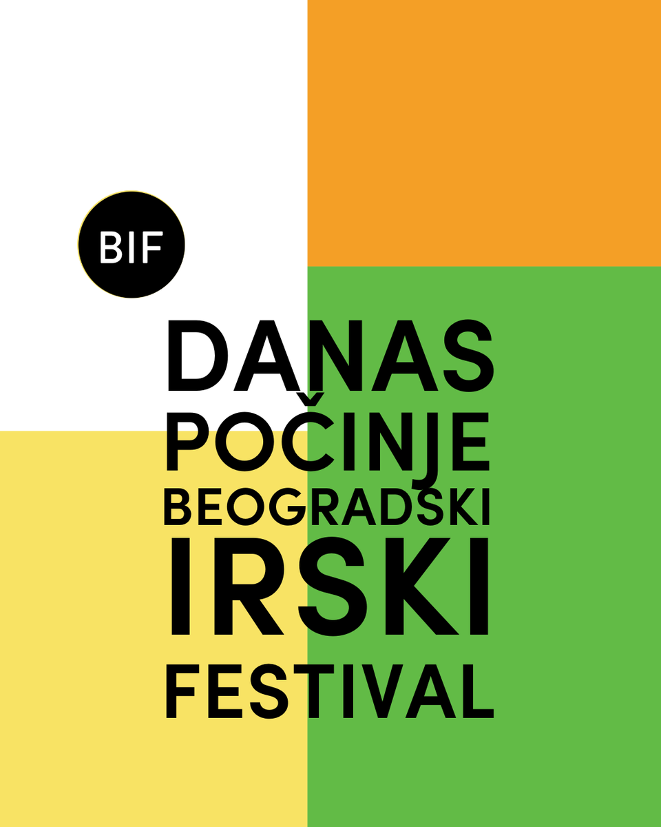 IrishFestBGD's tweet image. 🍀 Danas počinje Beogradski irski festival!

🌟 Pogledajte mapu festivala i prelistajte program na našem sajtu. 🗺️Pripremili smo vam preko 40 događaja u narednih dvanaest dana. 🎉

Vidimo se u galeriji Monolog u 19 časova na otvaranju izložbe “Godar Bardo”!