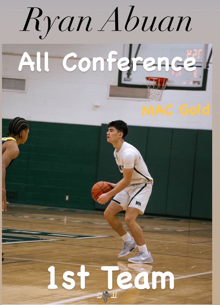 Congratulations to 2026 5-8 Point Guard Ryan Abuan <a href="/ryanabuan13/">espn_ryan2</a> on being named MAC Gold 1st Team All-Conference 🚀🏀