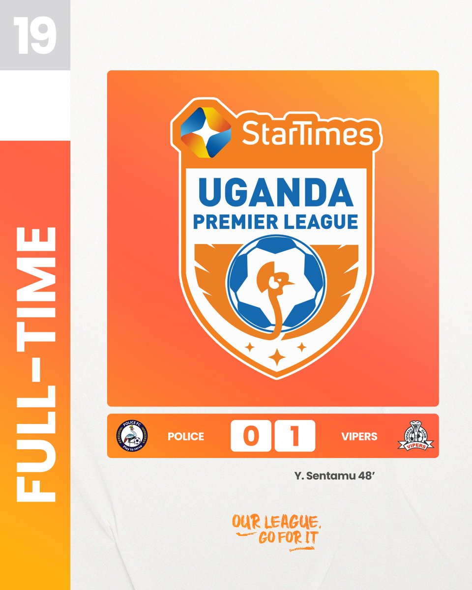UPL's tweet image. Full-Time! Police FC 0-1 Vipers FC

#POLVIP | #StarTimesUPL