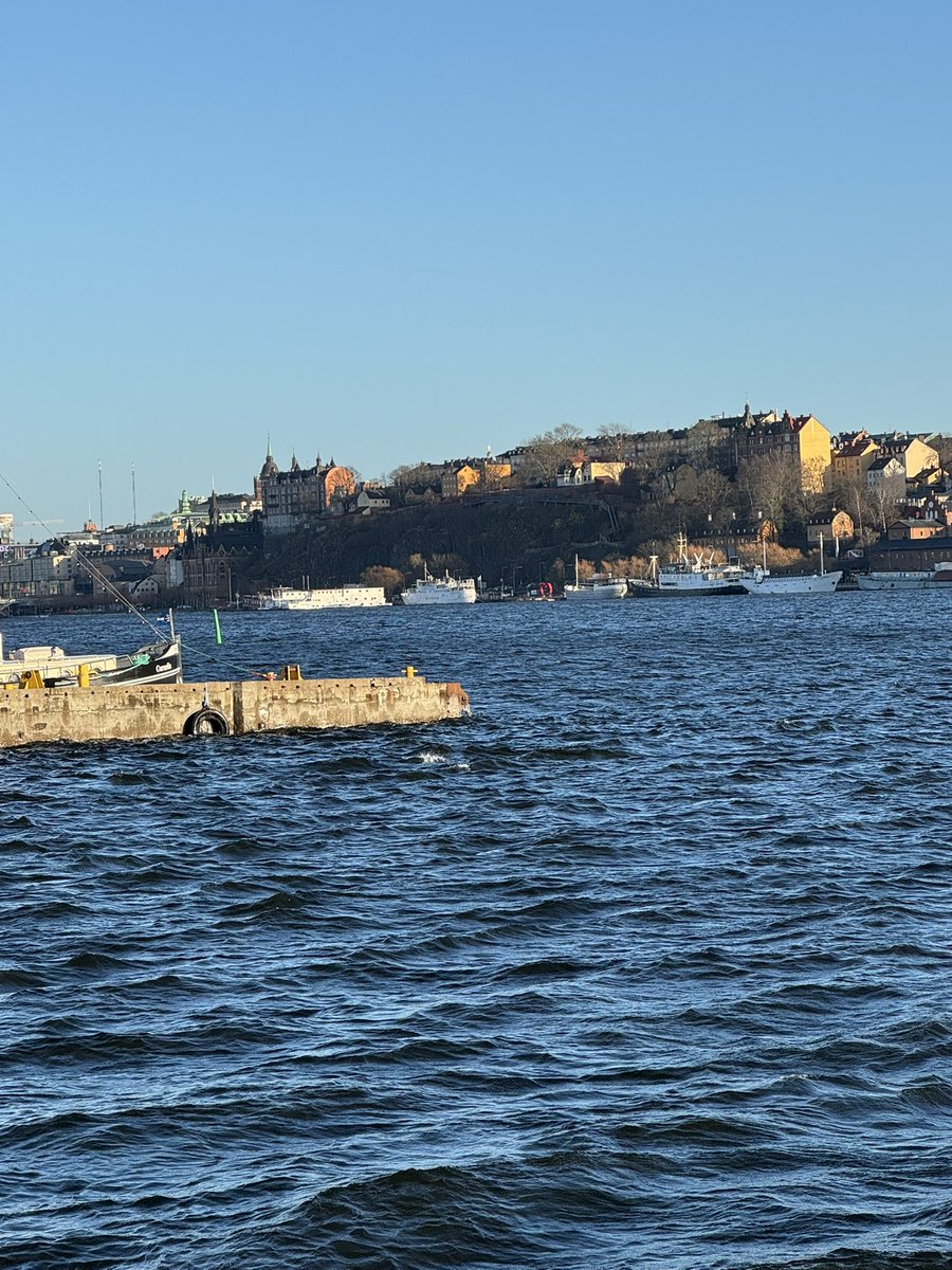 Lite goda nyheter. Våren är på väg i Stockholm.