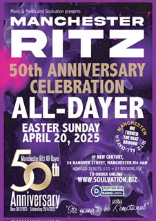 Richard Searling BEM (@richardsearling) on Twitter photo On Easter Sunday, April 20th relive the halycon days of those Jazz-Funk Soul & Disco All-Dayers held at the Ritz Ballroom in Manchester. We are back with a huge 3-room celebration âŠ<a href="/NCHMCR/">New Century</a>â© Hanover St, Manchester M4. Advance tickets soulvation.biz On Easter Sunday, April 20th relive the halycon days of those Jazz-Funk Soul & Disco All-Dayers held at the Ritz Ballroom in Manchester. We are back with a huge 3-room celebration âŠ<a href="/NCHMCR/">New Century</a>â© Hanover St, Manchester M4. Advance tickets soulvation.biz