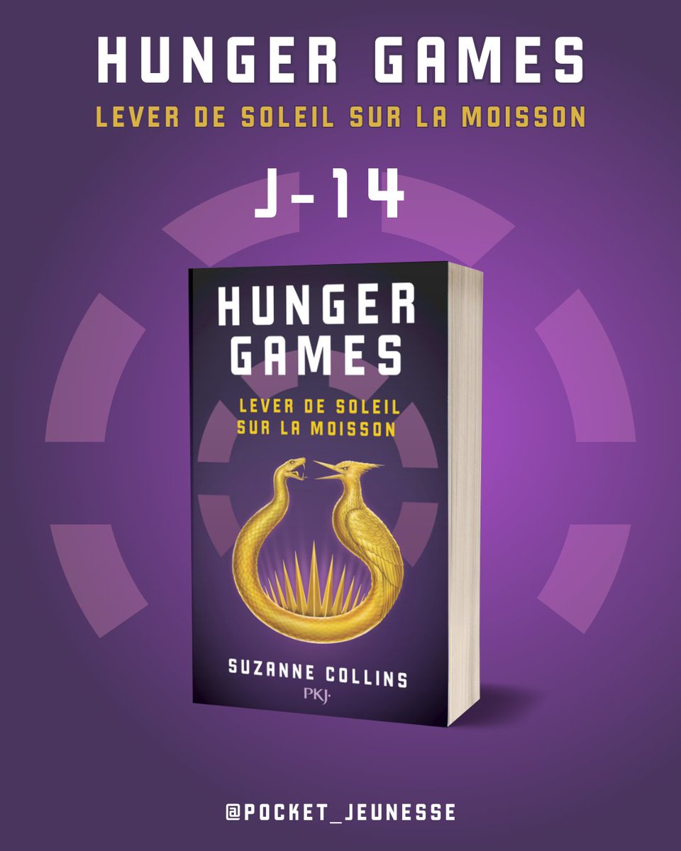 pocket_jeunesse's tweet image. J-14 | #HungerGames : Lever de soleil sur la moisson paraît en librairie dans deux semaines ! 🔥
Le résumé vous donne-t-il envie de découvrir l&apos;histoire d&apos;Haymitch ?