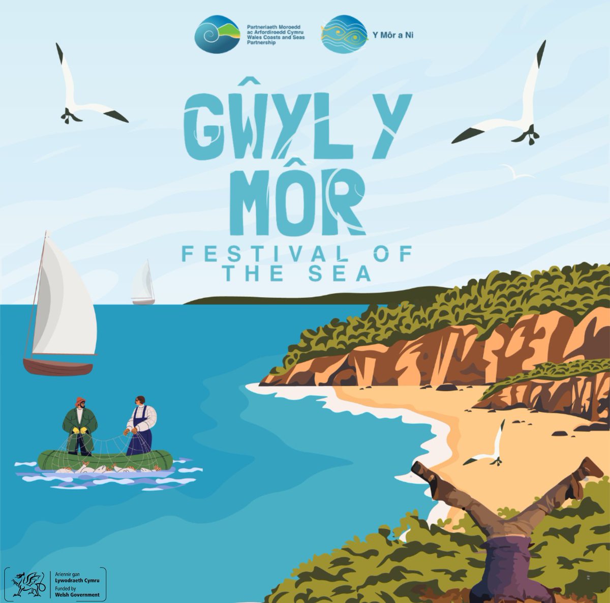 Festival of the Sea is almost here! 🌊 Dive into #FestivaloftheSea at #Flint Castle with stalls, activities, sea shanties and more!

📍 Flint Castle
Sat 22nd March 10am - 5pm
FREE No booking required. 
More info 👉 bit.ly/4gV7cYN

#YMoraNi #OceanLiteracy #LivingSeas