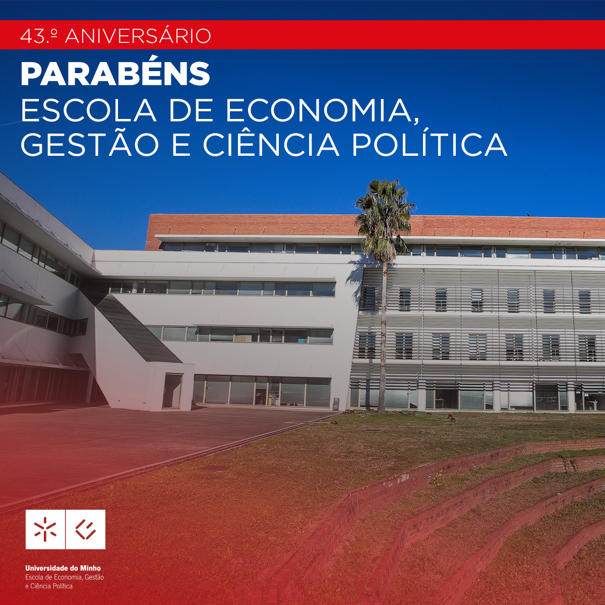 Universidade Minho (@uminho_oficial) on Twitter photo Muitos parabéns para a <a href="/EEG_UMinho/">Escola de Economia, Gestão e Ciência Política</a>! 📷📷
43 anos que são hoje comemorados numa cerimónia para assistir no YouTube da EEGCP youtube.com/watch?v=qv7wy_…
Parabéns a uma Escola que se afirma, ano após ano, como uma referência no ensino, investigação e interação com a sociedade. Muitos parabéns para a <a href="/EEG_UMinho/">Escola de Economia, Gestão e Ciência Política</a>! 📷📷
43 anos que são hoje comemorados numa cerimónia para assistir no YouTube da EEGCP youtube.com/watch?v=qv7wy_…
Parabéns a uma Escola que se afirma, ano após ano, como uma referência no ensino, investigação e interação com a sociedade.