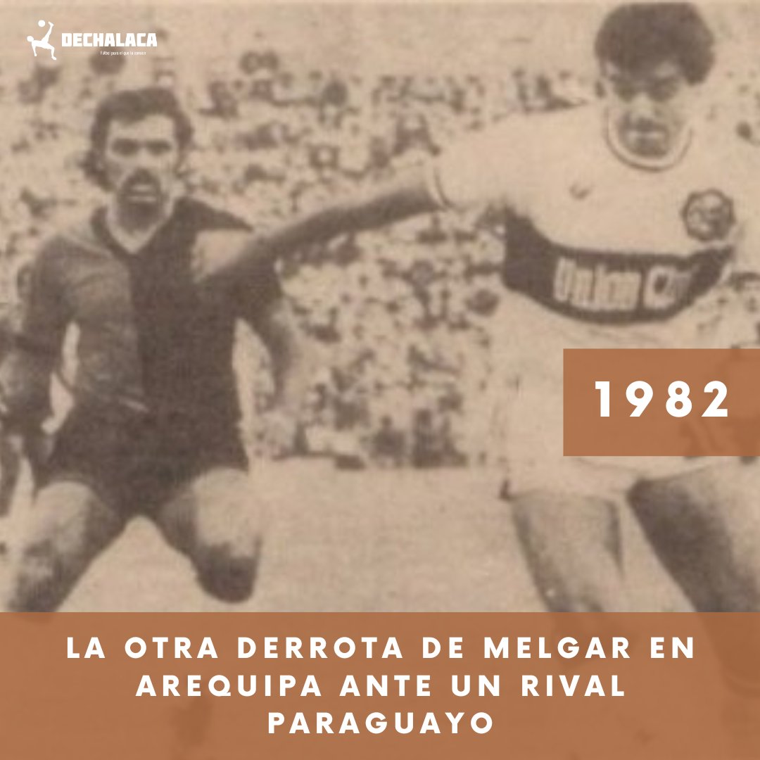 🗂 #CALETA
Cerro Porteño es el segundo equipo paraguayo que le gana un partido a Melgar en Arequipa 

🌋🆚👑 El otro fue Olimpia, que en la Libertadores 1982 goleó 0-3 al 'Dominó' en el estadio Melgar con tantos de Hugo Talavera, Víctor Ferreira y Osvaldo Pangrazio