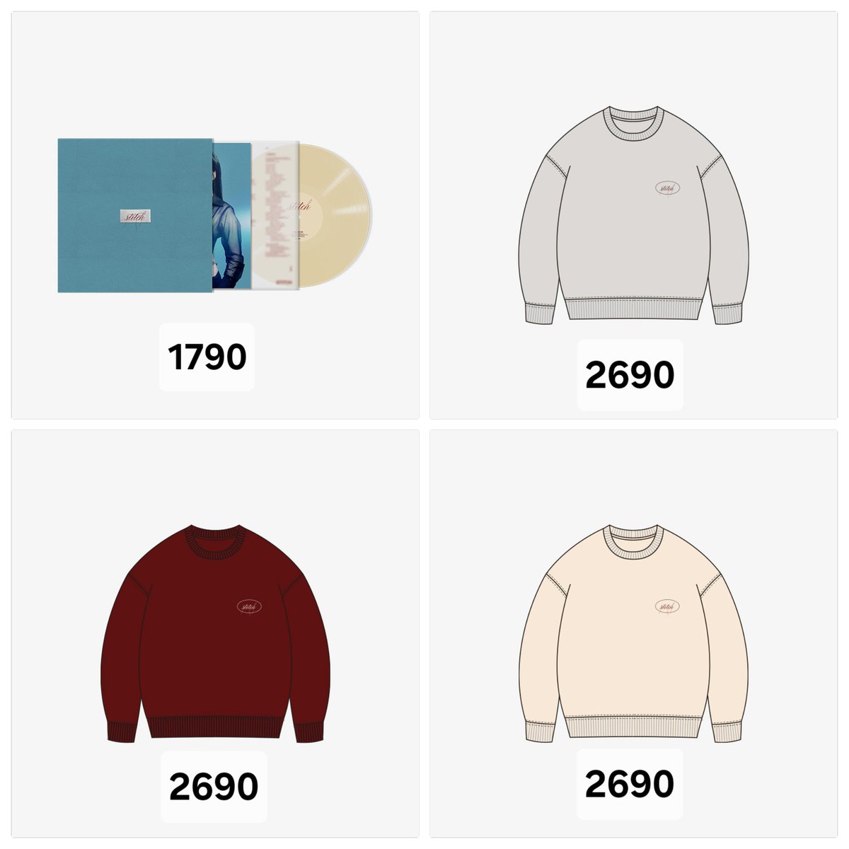 DAVICHITH's tweet photo. 2025 DAVICHI CONCERT <𝑨 𝑺𝒕𝒊𝒕𝒄𝒉 𝒊𝒏 𝑻𝒊𝒎𝒆>

แอดมินแคทรับพรีฯ Merch หน้าคอนราคาตามนี้นะคะ ใครสนใจเมนชั่นมาได้เลยค่ะ (ไม่มีปิดรอบ แต่ของอาจหมด!)
ค่าส่ง 80 บาท รอของ3-4อาทิตย์ค่ะ

☑ DAVICHI [Stitch] VINYL
☑ SWEATSHIRT - BURGUNDY / BEIGE / MELANGE GRAY

#다비치 #DAVICHI https://t.co/oc6ciUwFqJ