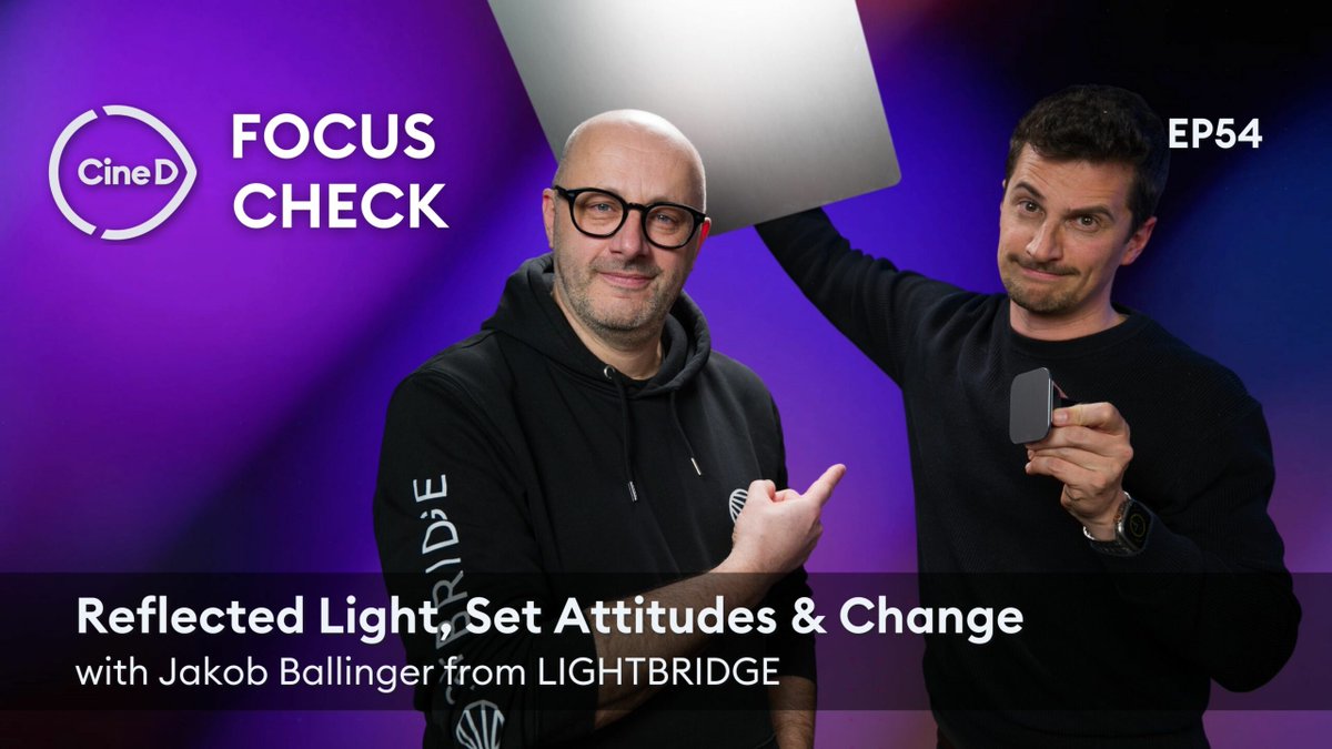 Reflected Light, Better Light? | Attitudes on Set | a Changing Industry – with Jakob Ballinger from Lightbridge - CineD Focus Check Ep54 - cined.com/?p=373639