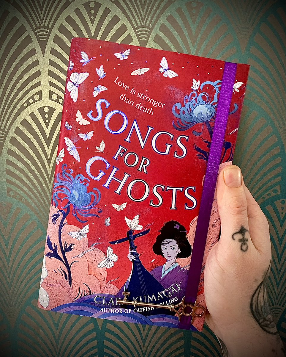 🦋 Dear reader, today is a joyous day! It is both the publication day of #SongsForGhosts by <a href="/ClaraKiyoko/">Clara Kumagai (is on insta and bluesky)</a> and also the day I kick off the book tour over on instagram! 🦋 
💜 I adored this beautiful and inspiring story! Out now and published by <a href="/_ZephyrBooks/">Zephyr Books</a> 💜
#BookTwitter