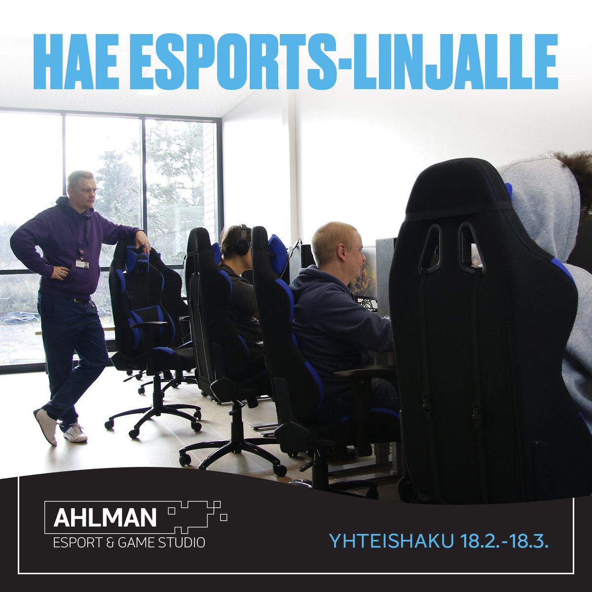 Huomio elektronisesta urheilusta kiinnostuneet oppivelvolliset! 

Ota seuraava askel pelaajapolullasi ja hae nyt yhteishaussa opiskelemaan <a href="/AhlmanEdu/">AhlmanEdu</a>:n vuoden kestävälle esports-linjalle 💪

Lisätietoa opintopolusta: link.ence.gg/ahlman-kevat25

#esportsfi #ad