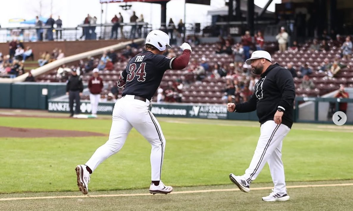 Dudes of D1 Baseball (@dudes_of_d1) on Twitter photo Two dudes making the most of their opportunities at <a href="/HailStateBB/">Mississippi State Baseball</a>
Nolan Stevens - .393 Avg 1.309 OBS 4💣 11 RBI
Gehrig Frei - .478 Avg 1.216 OBS 1💣 8R Two dudes making the most of their opportunities at <a href="/HailStateBB/">Mississippi State Baseball</a>
Nolan Stevens - .393 Avg 1.309 OBS 4💣 11 RBI
Gehrig Frei - .478 Avg 1.216 OBS 1💣 8R