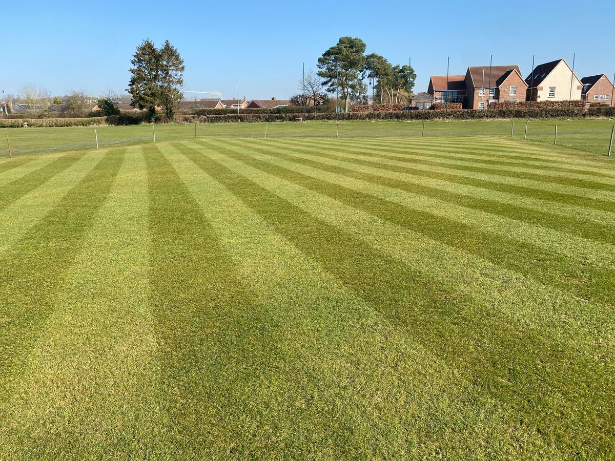 Only 7 weeks until the league season gets underway and looking in great shape at Burnby Lane 🏏🏏🏏