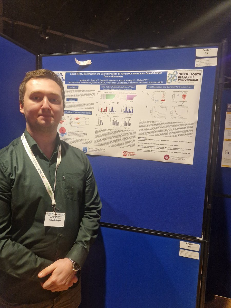 Sharon O'Toole (@shotoole81) on Twitter photo Well done Alex from <a href="/CluB_Cancer1/">CLuB</a> on your poster at <a href="/News_IACR/">News IACR</a> 2025 in Belfast #ovariancancer <a href="/QUBelfast/">Queen's University Belfast 🎓</a> <a href="/QubPGJCCR/">The Patrick G Johnston Centre for Cancer Research</a> Well done Alex from <a href="/CluB_Cancer1/">CLuB</a> on your poster at <a href="/News_IACR/">News IACR</a> 2025 in Belfast #ovariancancer <a href="/QUBelfast/">Queen's University Belfast 🎓</a> <a href="/QubPGJCCR/">The Patrick G Johnston Centre for Cancer Research</a>