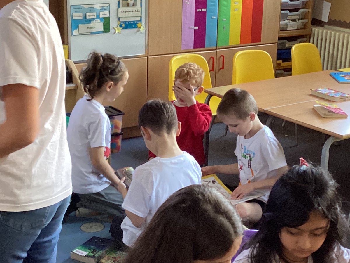 We're just enjoying our books.