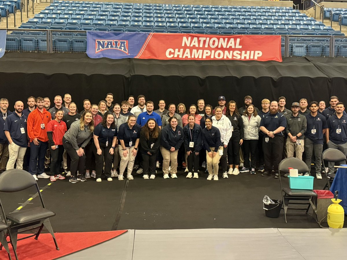Dr. Pete ATC (@drpeteatc) on Twitter photo <a href="/NAIA/">NAIA</a> Men’s Wrestling Nationals 2025! Thank you to everyone, ATs and students, in these pictures about to provide “Championship Healthcare”! Very proud of our 15 students taking this chance to grow, serve, network, and learn these next three days! <a href="/KansasATS/">Kansas Athletic Trainers' Society</a> <a href="/NATA1950/">NATA</a> #NATM2025 <a href="/NAIA/">NAIA</a> Men’s Wrestling Nationals 2025! Thank you to everyone, ATs and students, in these pictures about to provide “Championship Healthcare”! Very proud of our 15 students taking this chance to grow, serve, network, and learn these next three days! <a href="/KansasATS/">Kansas Athletic Trainers' Society</a> <a href="/NATA1950/">NATA</a> #NATM2025