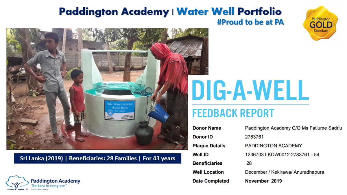 Well, well, well… 🪣💧

Paddington Academy is incredibly proud to have funded the construction of six water wells across the world over the past decade. None of this would have been possible without the generosity of our students, their families, and our dedicated staff!