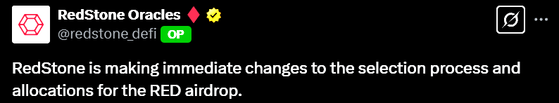 realchideraa's tweet photo. Guys 😂 wise oooh 😲Binance has suspended @redstone_defi 
 🪂Airdrop listing until further notice🤔

Why? Because RedStone decided to reduce their original airdrop plan from 9.5% to 5% (GREED).

After Binance publicly announced the suspension, RedStone has now decided to 'revise their decision' due to 'mixed reactions' from their users

you see 🙈 life 😂😂