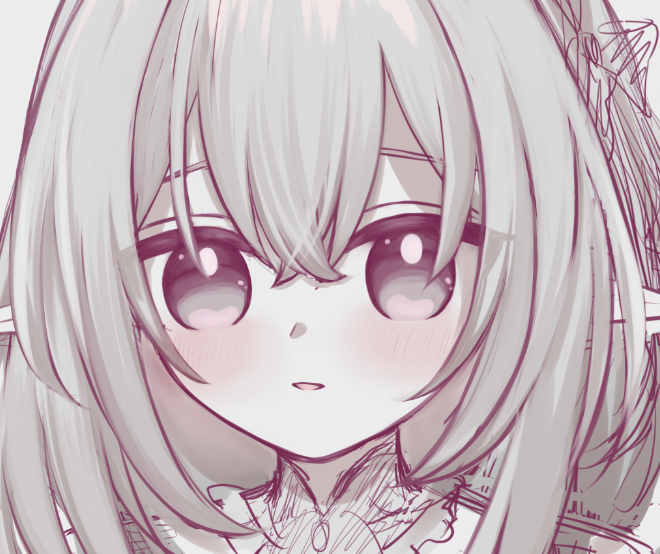「ずっと顔手直ししちゃう… 」|りゅうか 次は5月アンソロ出します✨のイラスト