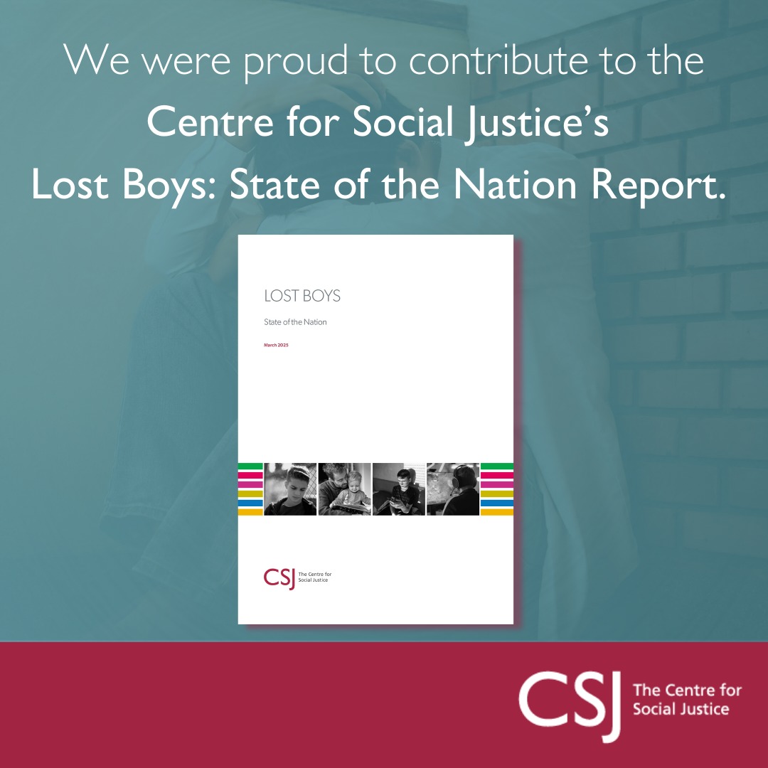 Great to see this report is now out - hope this will give more impetus to early intervention with young men