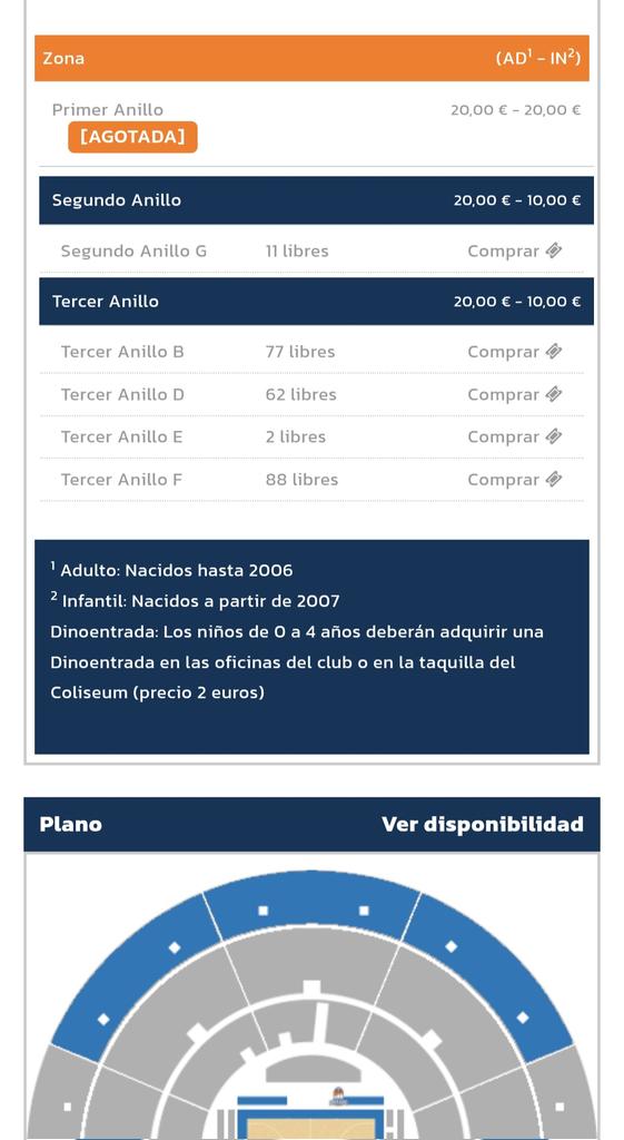 tapeich's tweet photo. Sólo 240 entradas disponibles para el "Sold out". ¿Se llenará el Coliseum el sábado?. @SanPabloBurgos vs @RealBetisBasket . #PrimeraFEB. #12finales #amuertecontigo🩵💙 https://t.co/cJXzbp1wPO