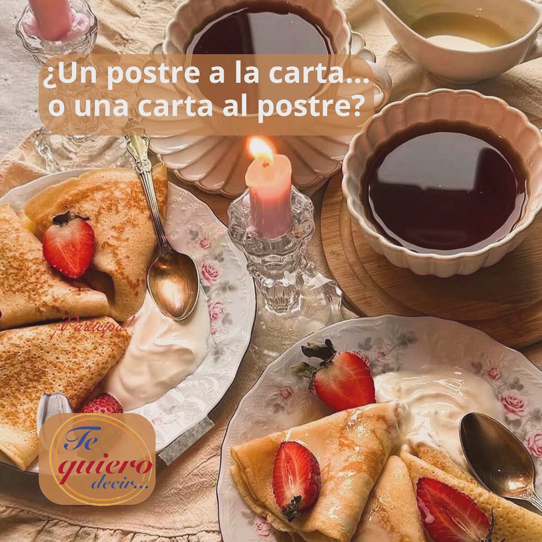 ¿Qué le dirías a un delicioso postre, con compañía o contigo…?

Escríbele una carta a lo que más te inspire y participa en el Concurso Mexicano de cartas Te quiero decir… 2025.

Convocatoria abierta del 14 de febrero al 14 de abril. 

Bases en el link del perfil.
#TeQuieroDecir