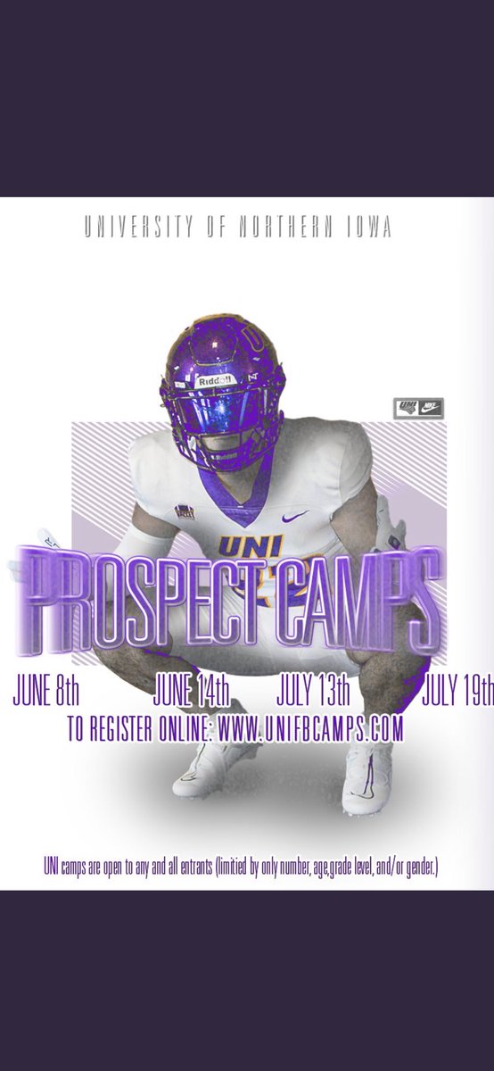 Daniel Robinson (@danrecruit26) on Twitter photo Big shout-out to Coach Nussbaum <a href="/coachcjnuss/">Christian Nussbaum</a> for the Prospect Camp Invite at the University of Northern Iowa! Honored for the opportunity. #danrecruit26 #prospect <a href="/UNIFootball/">UNI Football</a> Big shout-out to Coach Nussbaum <a href="/coachcjnuss/">Christian Nussbaum</a> for the Prospect Camp Invite at the University of Northern Iowa! Honored for the opportunity. #danrecruit26 #prospect <a href="/UNIFootball/">UNI Football</a>