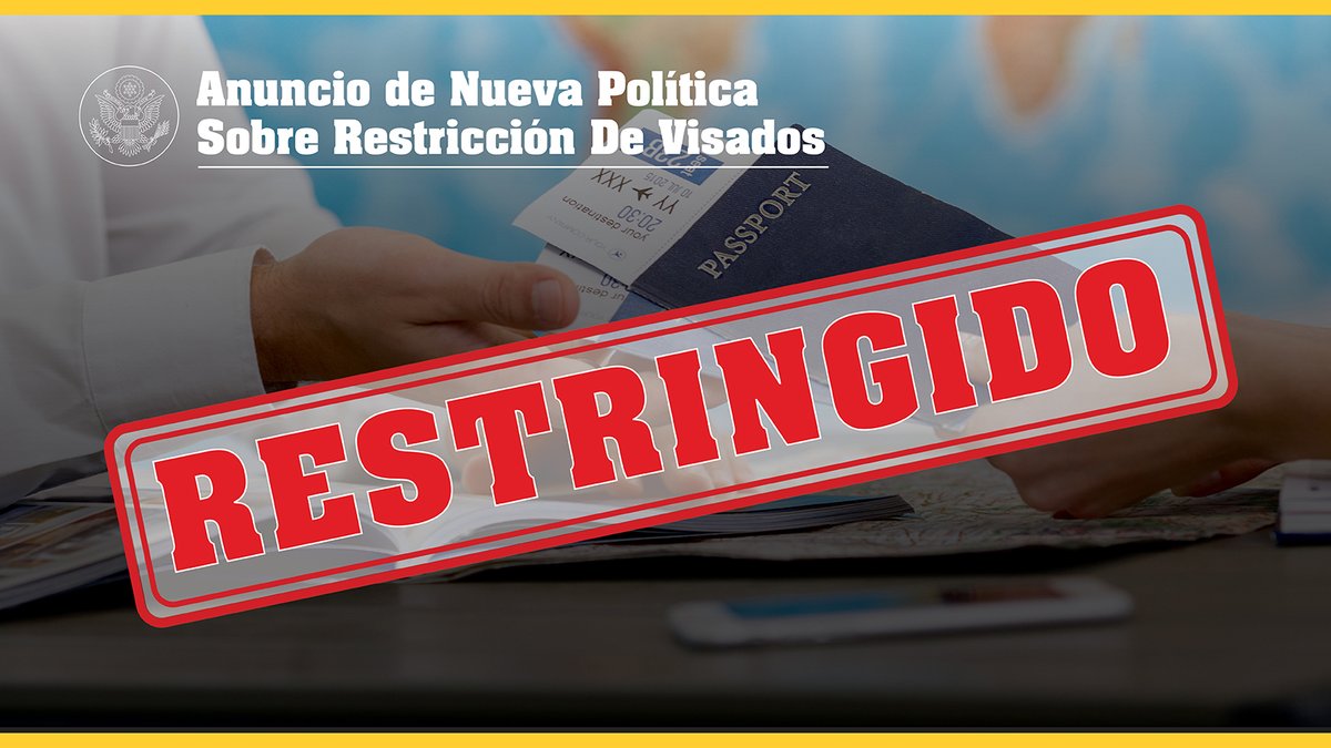 Los funcionarios de gobiernos extranjeros, incluidos los funcionarios de inmigración y aduanas, los funcionarios de las autoridades aeroportuarias y portuarias están sobre aviso: Estamos tomando medidas para revocar los visados de individuos que faciliten el tránsito de