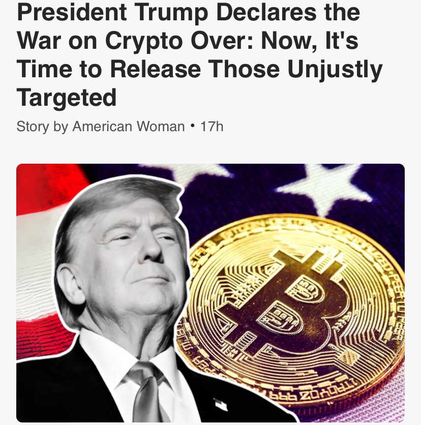 FTL_Bonnie's tweet image. Please share this article from MSN asking Trump to free the hostages of the War Against Bitcoin. He’s going to a Bitcoin Conference Friday. (Link in 1st comment)
