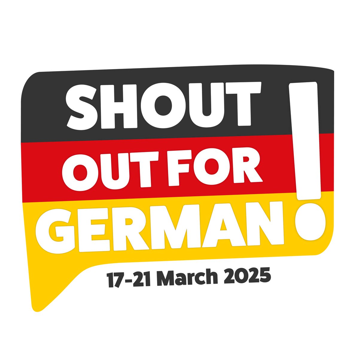 Join the #ShoutOutForGerman week-long campaign from 17-21 March to celebrate 🇩🇪 language in the UK. The campaign highlights the importance of 🇩🇪 in education, careers &amp; cultural exchange &amp; I hope many of you will join! Looking forward to the contributions! t1p.de/9ysuj