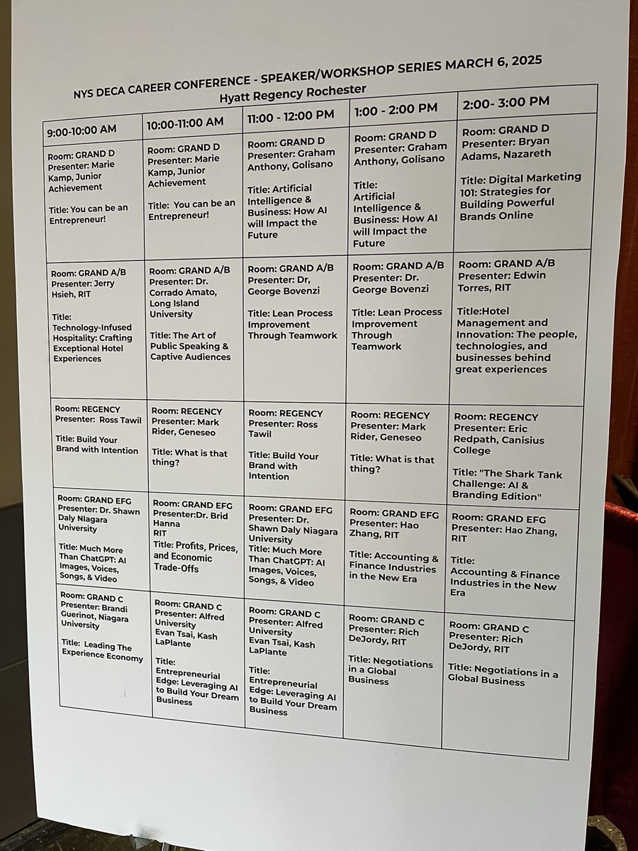 Michael McShane (@mmcshane_teach) on Twitter photo This week the DECA club has gone to Rochester to attend the State Career Conference, where they compete in the next stage of role-play events and attend a variety of different workshops! Good luck! <a href="/mineolahs/">Mineola High School</a> <a href="/MineolaUFSD/">Mineola UFSD</a> This week the DECA club has gone to Rochester to attend the State Career Conference, where they compete in the next stage of role-play events and attend a variety of different workshops! Good luck! <a href="/mineolahs/">Mineola High School</a> <a href="/MineolaUFSD/">Mineola UFSD</a>