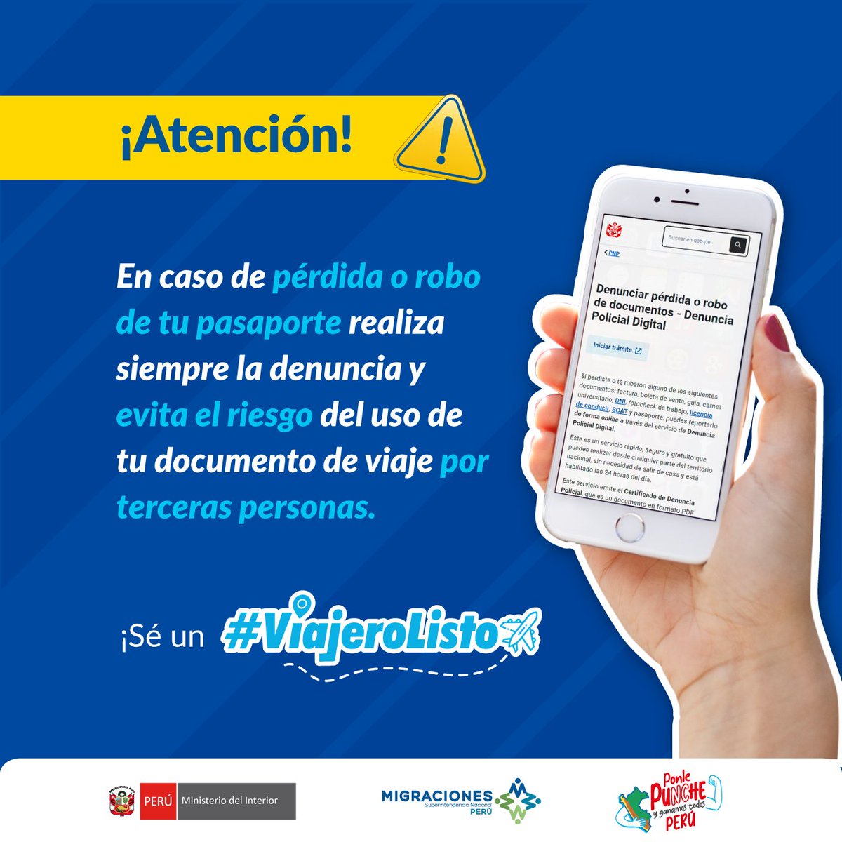 Migraciones Perú tweet media