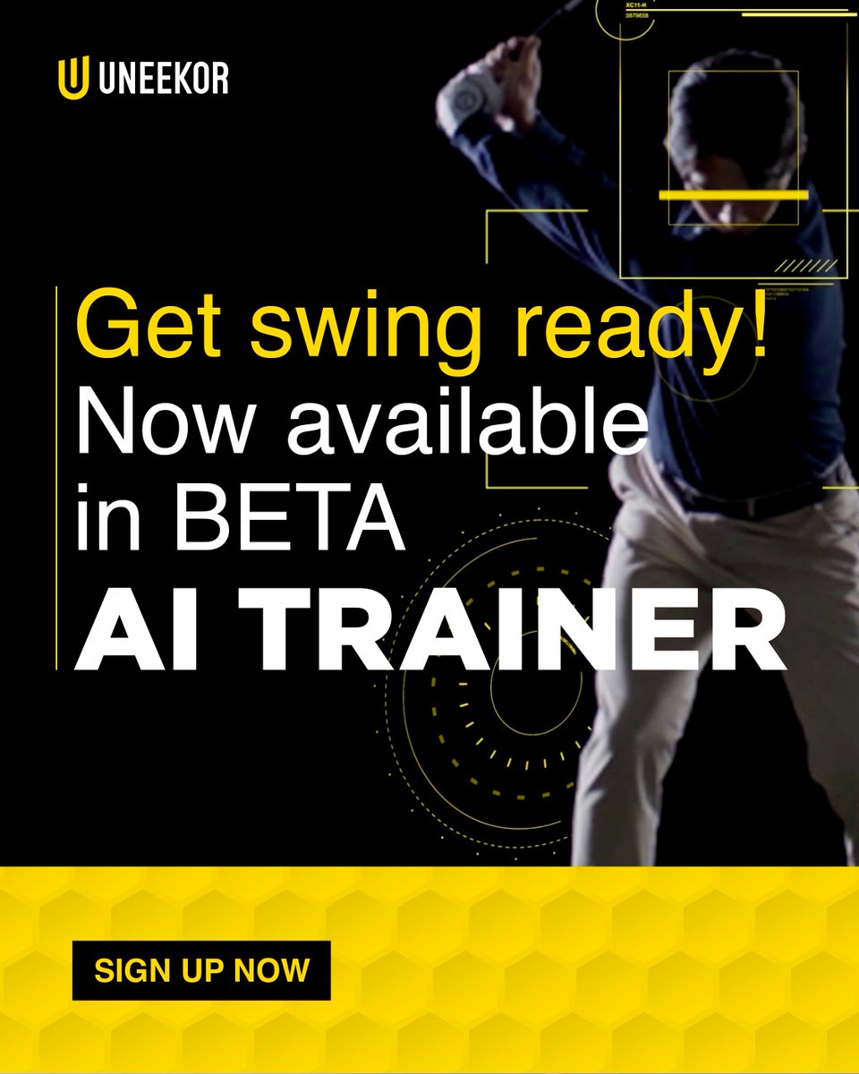 Experience the latest in golf simulation technology with our new AI Trainer BETA.  
Elevate your game with AI-powered feedback and personalized coaching!
uneekor.com/golf-simulator…