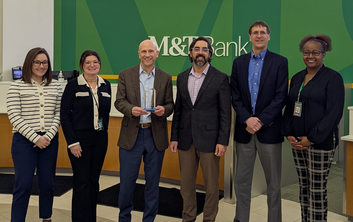 SBA Upstate NY (@sbaupstateny) on Twitter photo We traveled to Binghamton yesterday to present M&T the Top Southern Tier Commercial Lender of FY 24 award. Congratulations to Carl Speicher, Jackie Watson, David Manzelmann, and the entire M&T team! We traveled to Binghamton yesterday to present M&T the Top Southern Tier Commercial Lender of FY 24 award. Congratulations to Carl Speicher, Jackie Watson, David Manzelmann, and the entire M&T team!