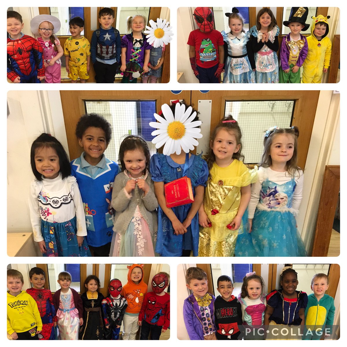 World Book day costumes and book buddying in #dosbarthderbyn #SPEWorldbookday