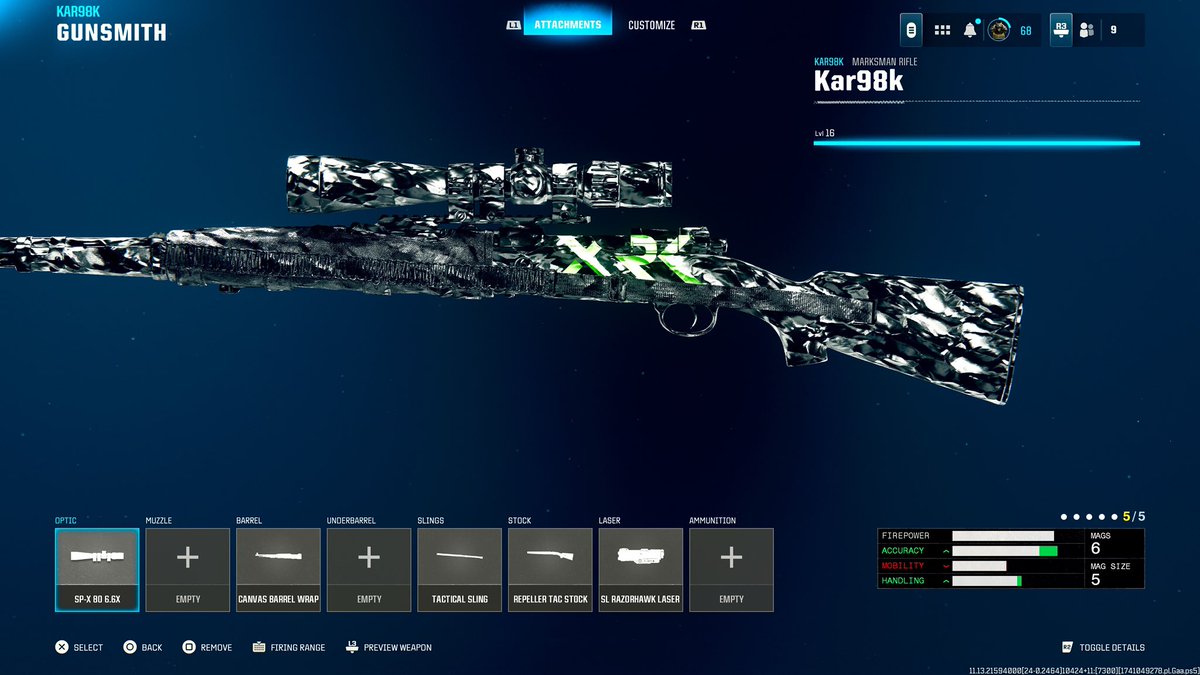 Agazinx's tweet image. This might be the best sniper support class #bo6 #CallOfDutyBlackOps6  #warzone