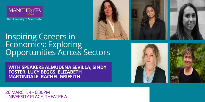 UoM School of Social Sciences (@uomsoss) on Twitter photo Join us on 26 March, 4-6:30 for an insightful event with <a href="/UKWomenEcon/">UK Women in Economics Network (UK WEN)</a> featuring expert economists discussing:
✔ Career opportunities across sectors
✔ Gender & diversity in the profession
✔ Personal journeys & challenges for aspiring economists
eventbrite.co.uk/e/inspiring-ca… Join us on 26 March, 4-6:30 for an insightful event with <a href="/UKWomenEcon/">UK Women in Economics Network (UK WEN)</a> featuring expert economists discussing:
✔ Career opportunities across sectors
✔ Gender & diversity in the profession
✔ Personal journeys & challenges for aspiring economists
eventbrite.co.uk/e/inspiring-ca…