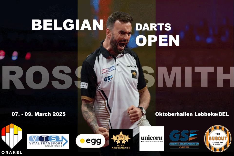 Ross Smith (@rosssmith180) on Twitter photo ๐ฏ The greatest tour in professional sport kicks off this weekend in Wieze ๐ง๐ช
With the recent changes, Iโll be playing tomorrow evening ๐
Love to my sponsors โค๏ธ
<a href="/UnicornDarts/">Unicorn Darts</a> ๐ฏ
<a href="/GSE_Group/">GSE Group</a> โ๏ธ
<a href="/thedugoutCT19/">The Dugout Sports Bar & Kitchen</a> ๐บ
Palace Amusements ๐ฐ
<a href="/egg_dot_com/">egg.com</a> โ๏ธ
VTS ๐
<a href="/DartsOrakel/">Darts Orakel</a> ๐ ๐ฏ The greatest tour in professional sport kicks off this weekend in Wieze ๐ง๐ช
With the recent changes, Iโll be playing tomorrow evening ๐
Love to my sponsors โค๏ธ
<a href="/UnicornDarts/">Unicorn Darts</a> ๐ฏ
<a href="/GSE_Group/">GSE Group</a> โ๏ธ
<a href="/thedugoutCT19/">The Dugout Sports Bar & Kitchen</a> ๐บ
Palace Amusements ๐ฐ
<a href="/egg_dot_com/">egg.com</a> โ๏ธ
VTS ๐
<a href="/DartsOrakel/">Darts Orakel</a> ๐