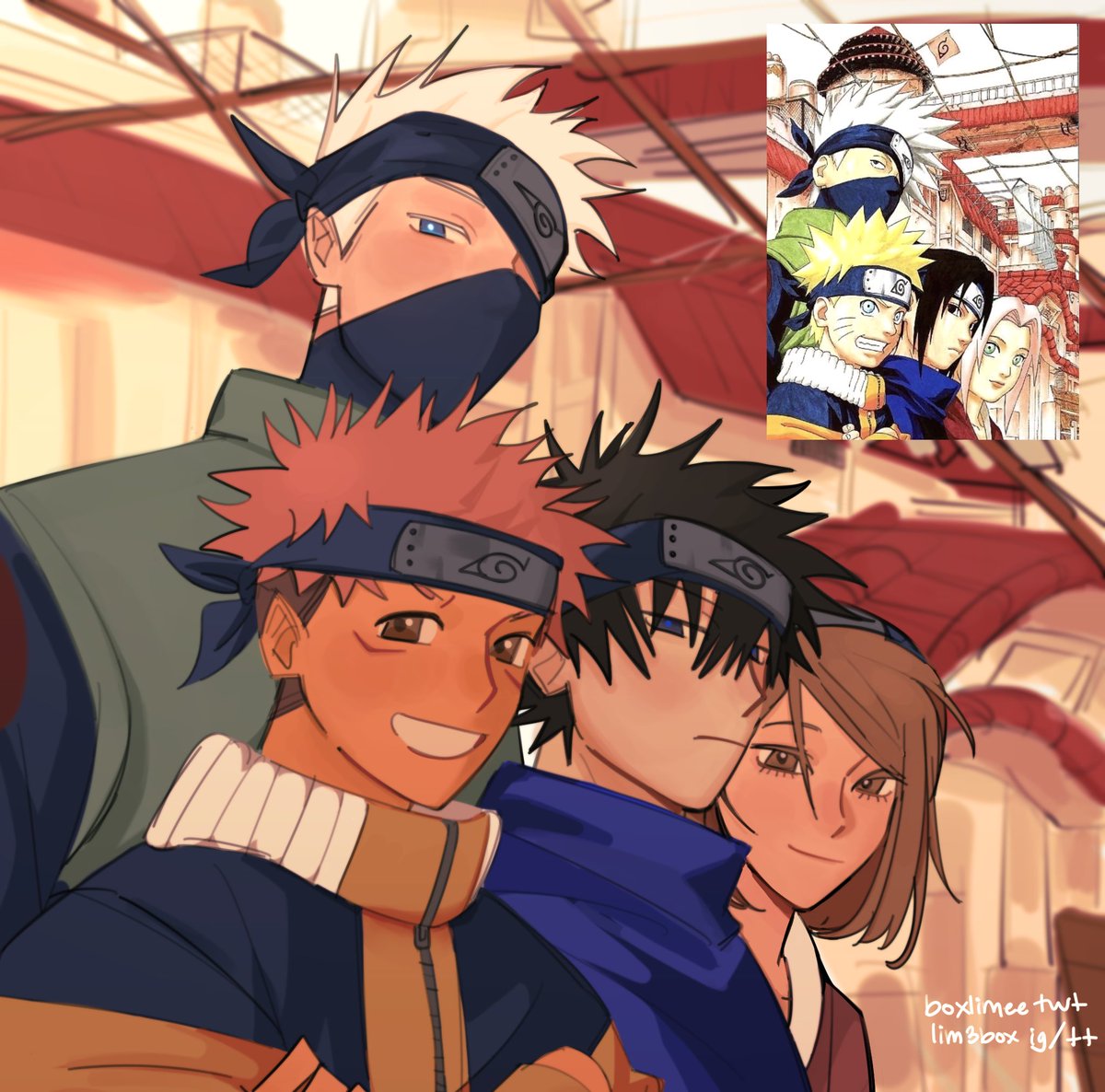 for my 3 mutuals that fw naruto😭😭 aufhagfuegiug,, an attempt of a redraw

#jjk #yuji #itadori #megumi #nobara #gojo #satoru #satorugojo #jujutsukaisen #naruto