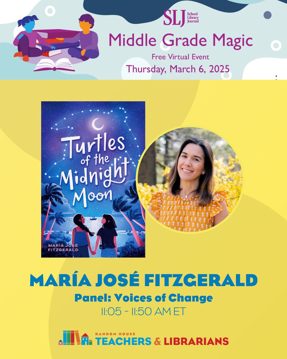 Random House Children's Books Teachers & Librarian (@rhcbeducators) on Twitter photo ⏰ It's almost time! Join us at the Voices of Change panel to hear from <a href="/mikaelaloach/">Mikaela Loach - It’s Not That Radical 📖🇵🇸</a> & <a href="/MariaJoseFitzg2/">Maria Jose Fitzgerald</a> as they talk about how even the smallest voice can ignite sparks that light a journey to a better world. <a href="/sljournal/">SchoolLibraryJournal</a> #MiddleGradeMagic ⏰ It's almost time! Join us at the Voices of Change panel to hear from <a href="/mikaelaloach/">Mikaela Loach - It’s Not That Radical 📖🇵🇸</a> & <a href="/MariaJoseFitzg2/">Maria Jose Fitzgerald</a> as they talk about how even the smallest voice can ignite sparks that light a journey to a better world. <a href="/sljournal/">SchoolLibraryJournal</a> #MiddleGradeMagic