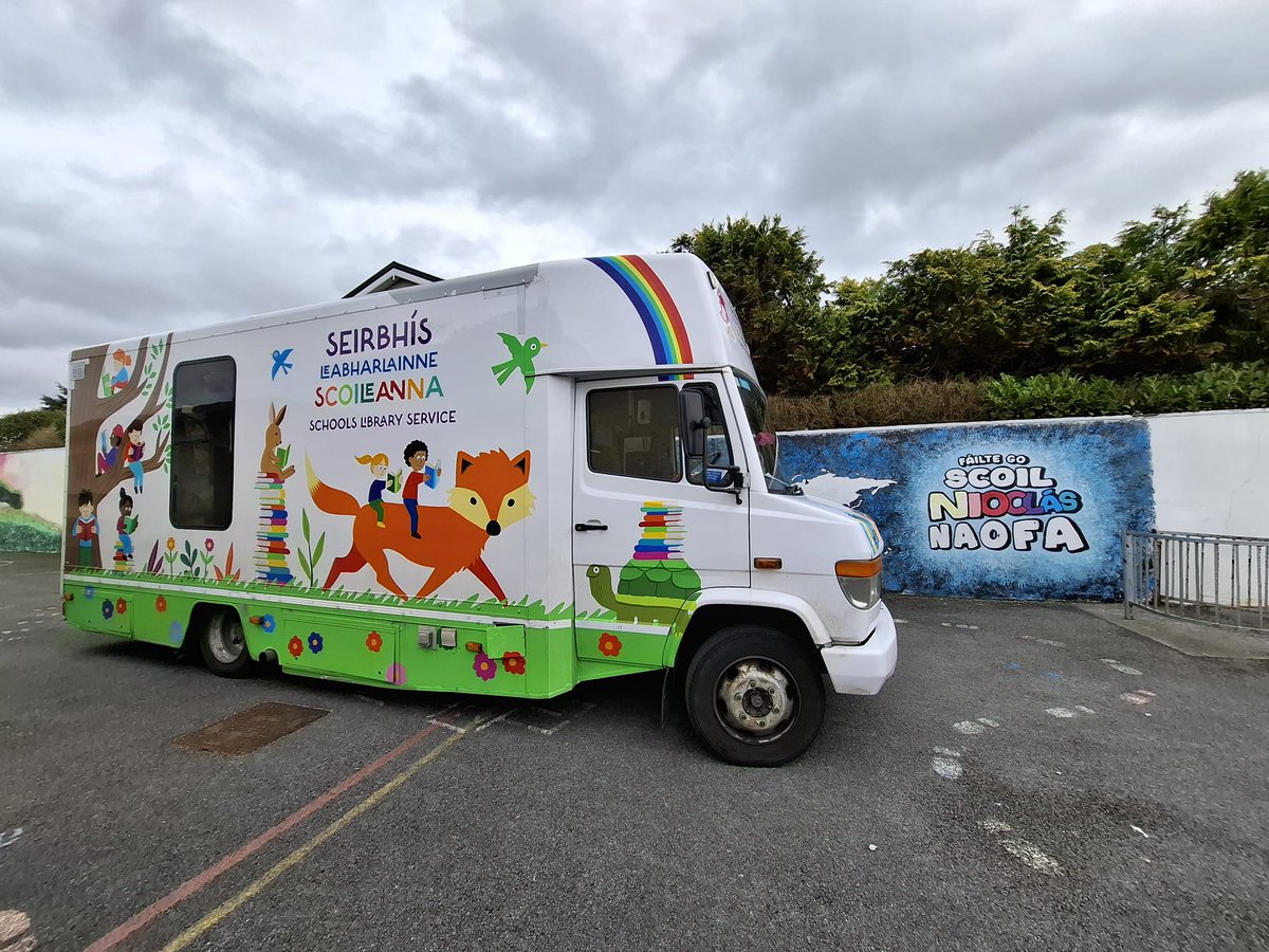 The School Library Service was busy on the road again today visiting lots of schools, including Dunmore NS, Ballinalass NS, and Gortaleam. What a great way to spend World Book Day! <a href="/GalwayCoCo/">Galway County Council</a> <a href="/galwaycitylib/">Galway City Library</a>