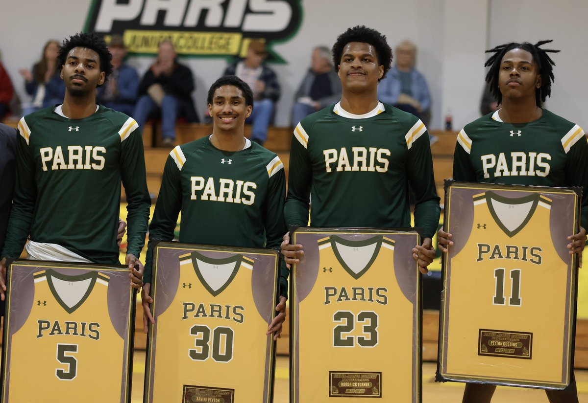 Congratulations to our sophomore members last night, we didn’t get the outcome we wanted but thanks for all the work put into being a student athlete for Paris Junior College 🐉🏀

Region Tourney starts next Tuesday @ Lee College

1:00 pm tip-off vs Kilgore College