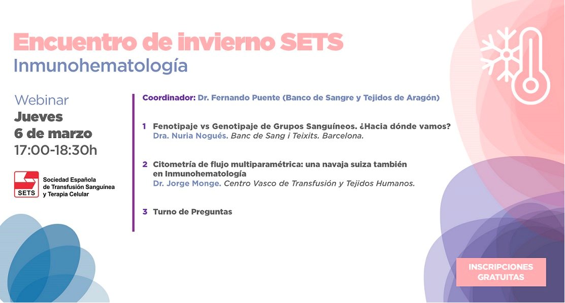 🚀¡A punto de comenzar nuestro encuentro de invierno!❄️Tenemos todo preparado para hablar sobre #inmunohematologia 🩸con la Dra. Nuria Nogués y el Dr. Jorge Monge🥼
🔗intranet.pacifico-meetings.com/GescoWeb/?cfg=…