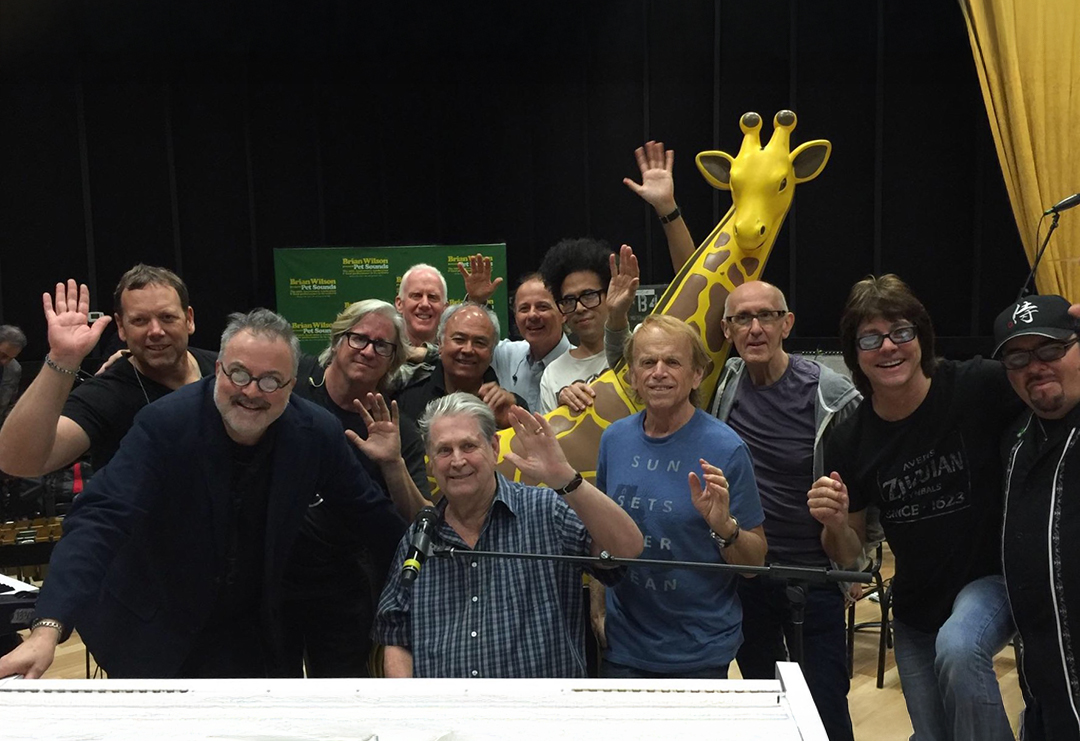 Brian Wilson (@brianwilsonlive) on Twitter photo Brian and band backstage during the 50th Anniversary tour of Pet Sounds. Rolling Stone said these shows helped establish the now-ubiquitous practice of artists playing "classic albums" in their entirety. Who was there? Brian and band backstage during the 50th Anniversary tour of Pet Sounds. Rolling Stone said these shows helped establish the now-ubiquitous practice of artists playing "classic albums" in their entirety. Who was there?