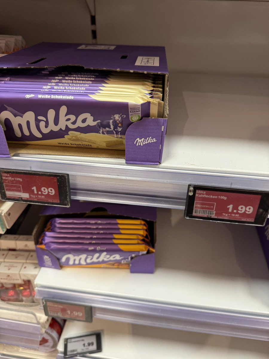 Das eine Milka jetzt 2€ kostet ist wirklich ein Verbrechen an die Menschheit