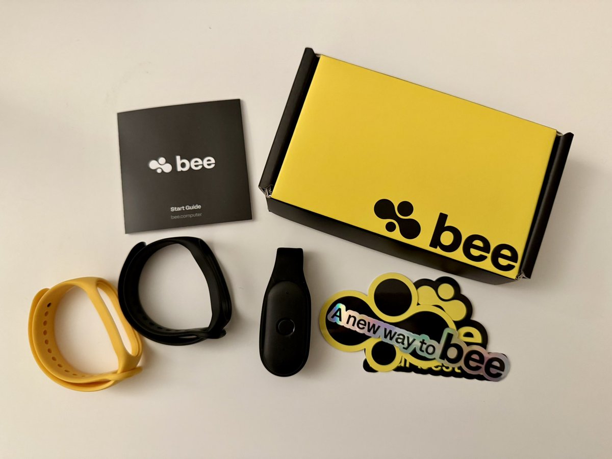 So excited for the <a href="/bee__computer/">bee</a> AI wearable! I’m totally fascinated by the idea of augmented memory through AI.

I’ll use this thread to record first impressions as I use it, but kudos to the team for actually shipping, which is not easy! 🚢