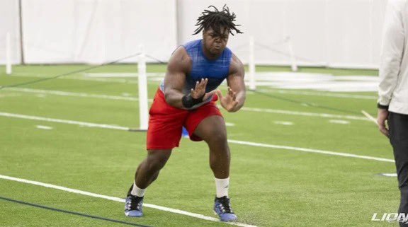 Taylor (Pa.) Riverside lineman Tavian Branch currently has three spring unofficial visits on his schedule.

VIP: 247sports.com/college/penn-s…