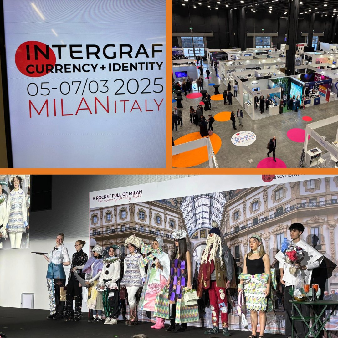 RDKusters's tweet image. Explore fashion and finance at the Intergraf Currency &amp;amp; Identity event! 💃💰See creativity and currency blend as models wear outfits made from banknotes, which reminds us at Kusters of Mrs Blue's famous shredded banknote dress 👗💸 which we made in 2008.