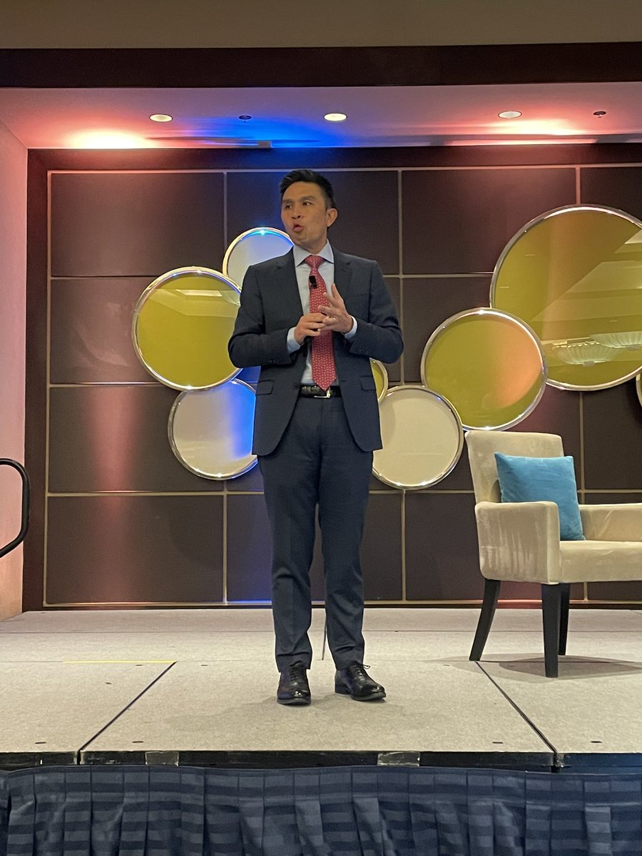 workcompking's tweet image. Lenhee Chen on stage at @WCRI - and the topic is healthcare!